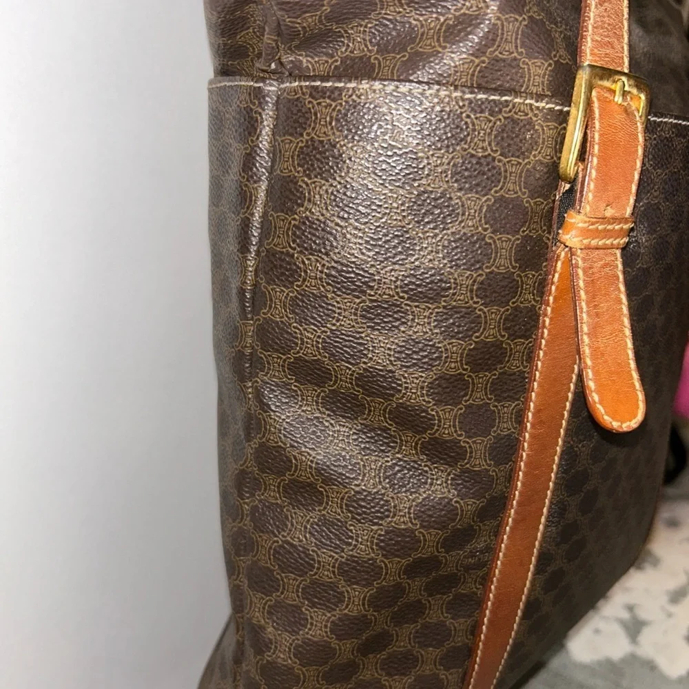 GUC Celine Triomphe Leather shoulder bag - Picture 4 of 16